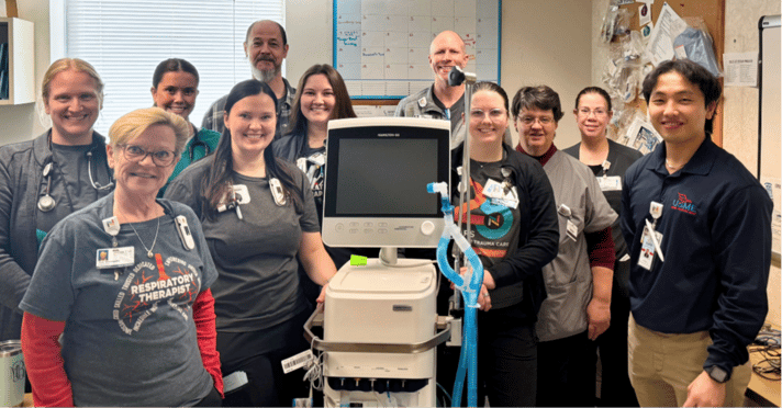 USME Representative with Sue's Respiratory Therapy team